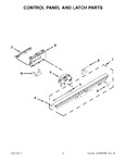 Diagram for 02 - Control Panel And Latch Parts