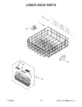 Diagram for 10 - Lower Rack Parts