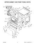 Diagram for 04 - Upper Cabinet And Front Panel Parts