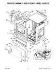 Diagram for 04 - Upper Cabinet And Front Panel Parts