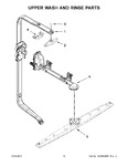 Diagram for 08 - Upper Wash And Rinse Parts