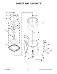 Diagram for 04 - Basket And Tub Parts