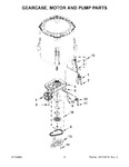 Diagram for 05 - Gearcase, Motor And Pump Parts