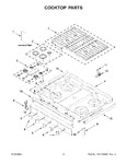 Diagram for 02 - Cooktop Parts