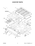 Diagram for 02 - Cooktop Parts