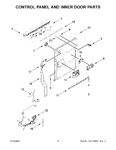 Diagram for 03 - Control Panel And Inner Door Parts