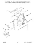 Diagram for 03 - Control Panel And Inner Door Parts