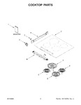 Diagram for 02 - Cooktop Parts