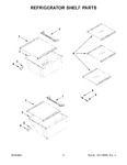 Diagram for 04 - Refrigerator Shelf Parts