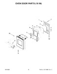 Diagram for 09 - Oven Door Parts (18 In)