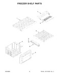 Diagram for 08 - Freezer Shelf Parts