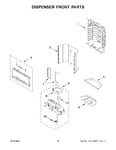 Diagram for 09 - Dispenser Front Parts