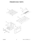 Diagram for 08 - Freezer Shelf Parts