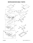 Diagram for 07 - Refrigerator Shelf Parts