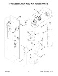 Diagram for 05 - Freezer Liner And Air Flow Parts