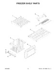 Diagram for 08 - Freezer Shelf Parts