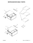 Diagram for 04 - Refrigerator Shelf Parts