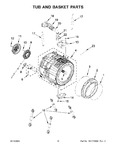 Diagram for 06 - Tub And Basket Parts