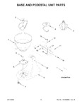 Diagram for 05 - Base And Pedestal Unit Parts