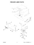 Diagram for 04 - Freezer Liner Parts