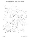 Diagram for 02 - Cabinet, Door And Liner Parts