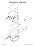 Diagram for 04 - Refrigerator Shelf Parts