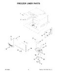 Diagram for 04 - Freezer Liner Parts