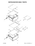 Diagram for 04 - Refrigerator Shelf Parts