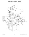 Diagram for 02 - Top And Cabinet Parts