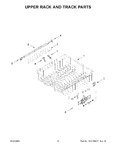 Diagram for 07 - Upper Rack And Track Parts