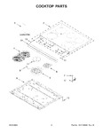 Diagram for 02 - Cooktop Parts