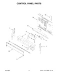 Diagram for 03 - Control Panel Parts