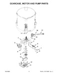 Diagram for 05 - Gearcase, Motor And Pump Parts