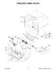 Diagram for 04 - Freezer Liner Parts