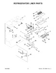 Diagram for 04 - Refrigerator Liner Parts