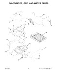 Diagram for 03 - Evaporator, Grid, And Water Parts