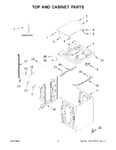 Diagram for 02 - Top And Cabinet Parts