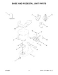 Diagram for 03 - Base And Pedestal Unit Parts