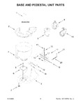 Diagram for 03 - Base And Pedestal Unit Parts