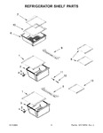 Diagram for 04 - Refrigerator Shelf Parts