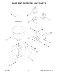 Diagram for 03 - Base And Pedestal Unit Parts