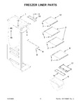 Diagram for 05 - Freezer Liner Parts