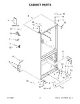 Diagram for 02 - Cabinet Parts