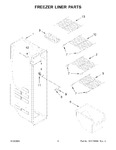 Diagram for 05 - Freezer Liner Parts