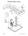 Diagram for 02 - Top And Console Parts