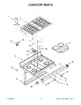 Diagram for 02 - Cooktop Parts