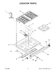 Diagram for 02 - Cooktop Parts