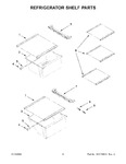 Diagram for 04 - Refrigerator Shelf Parts