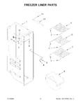 Diagram for 05 - Freezer Liner Parts