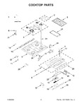 Diagram for 02 - Cooktop Parts